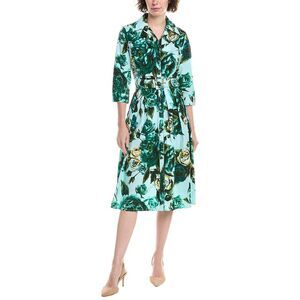 Samantha Sung Womens Audrey #1 Shirtdress, Pink